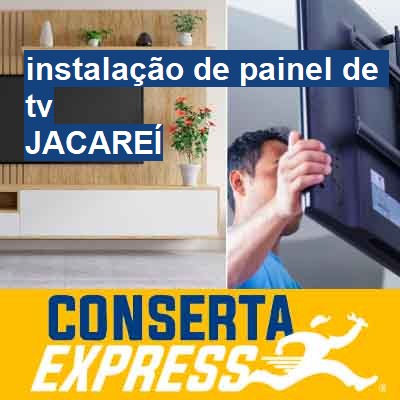 instalação de painel de tv-em-jacareí