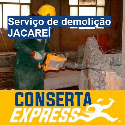 Serviço de demolição-em-jacareí